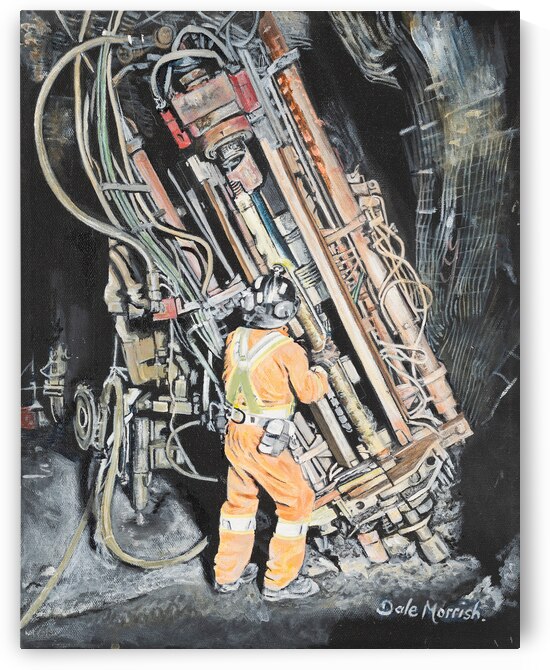 Longhole drill9x12 by Dale Morrish
