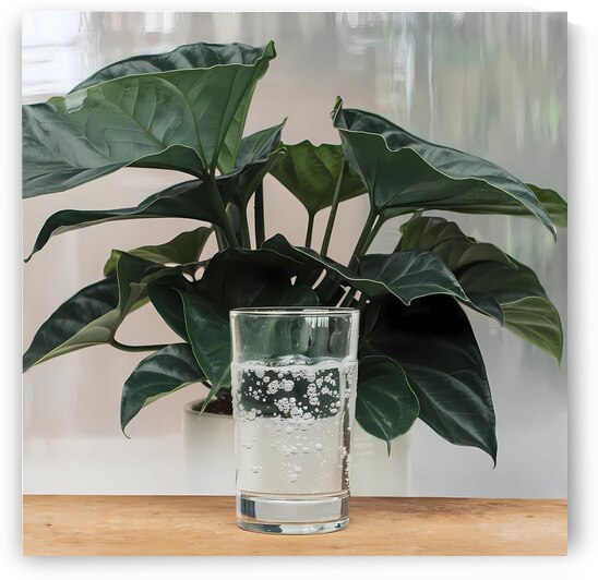 A clear glass by Kawtar el harda