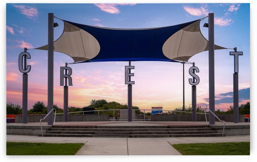 Centennial Park Sign in Wildwood Crest Sunrise by Jason Fink