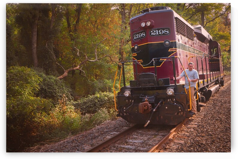 Diesel Locomotive No 2198 New Hope by Jason Fink