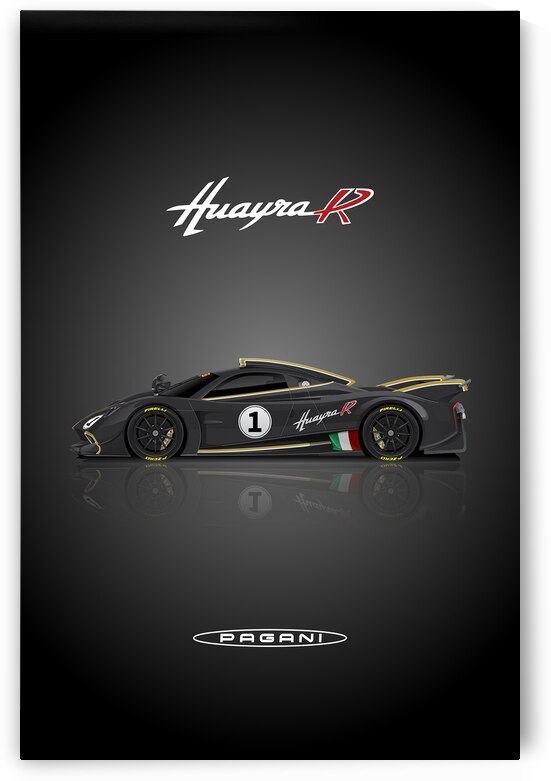 Pagani Huayra R Automotive Print by Conceptual Photography