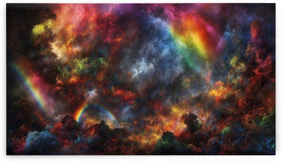 Chaotic Rainbows Even in Chaos there is Beauty  5 by The Mabazza Foundation 