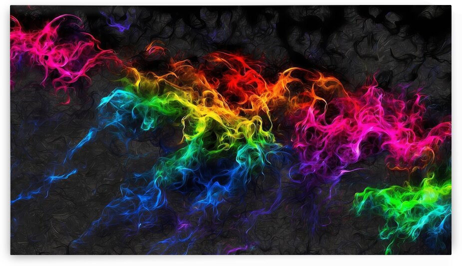 Chaotic Rainbows Even in Chaos there is Beauty  9 by The Mabazza Foundation 