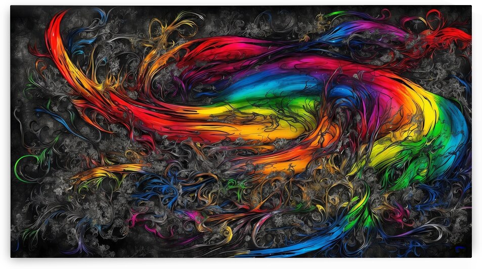Chaotic Rainbows Even in Chaos there is Beauty  13 by The Mabazza Foundation 