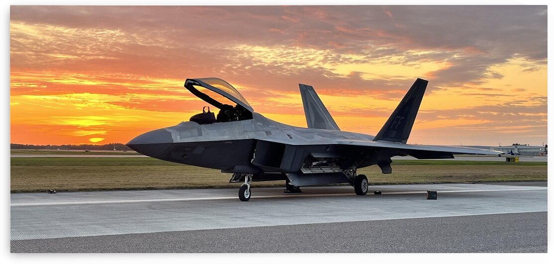 Fighter Sunset by George Speake