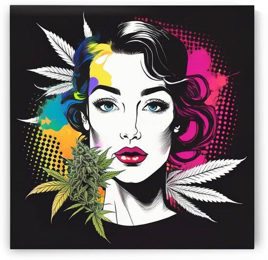 Pop Art Hemp Poster  by Art by Josh