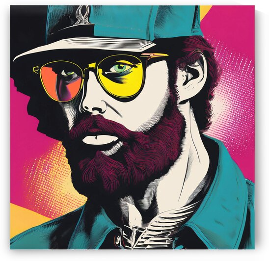 Trucker Life Pop Art by Art by Josh