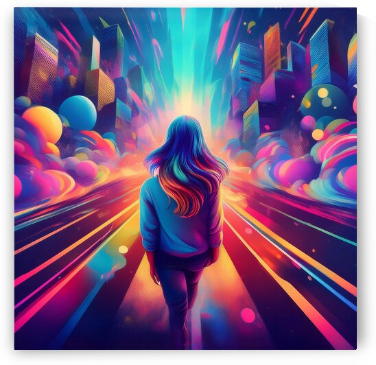 At the Edge of Reality by Art by Josh