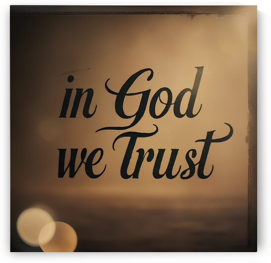 in god we trust by mohamed gaber