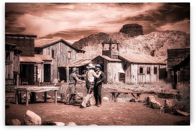 Sepia Dreams of Rustic Encounters by Dream World Images