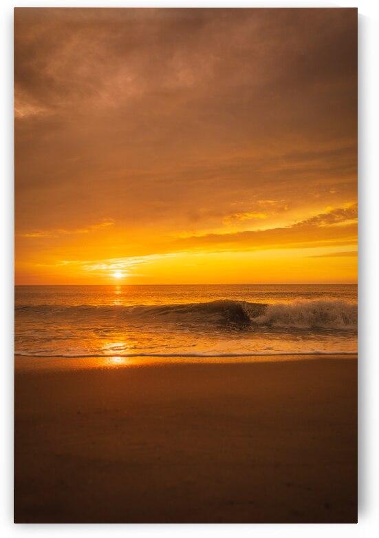 Dewey Beach Sunrise Beach Ocean and Sky by Jason Fink