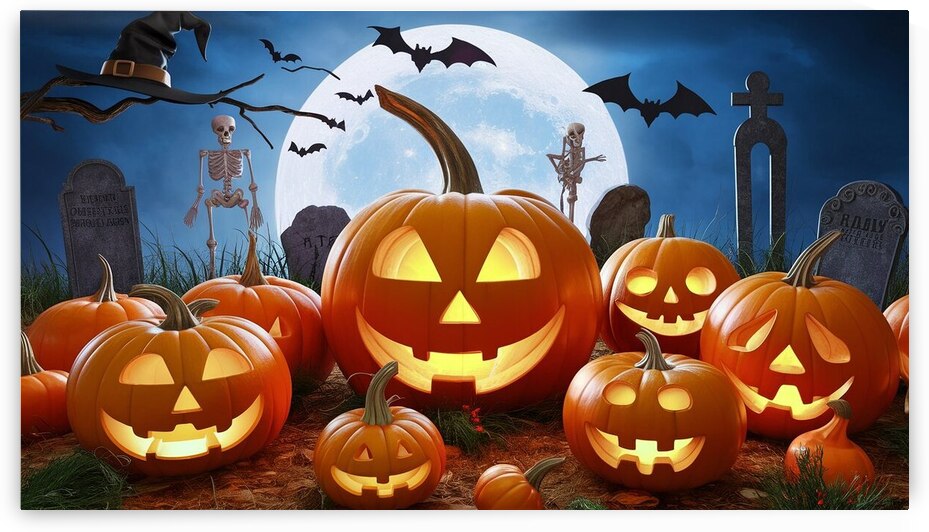 Aha loween scene featuring a vibrant pump by Alaa khaled