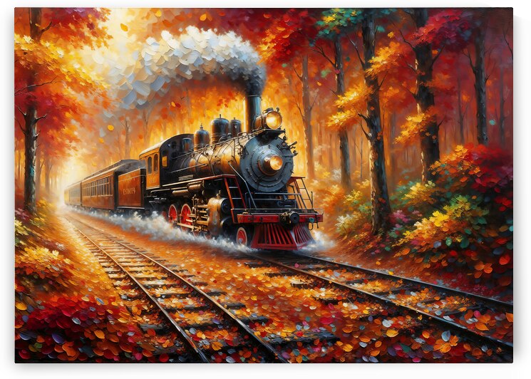 Autumn Express – Journey Through the Golden Forest by Anne Laure GOUPIL