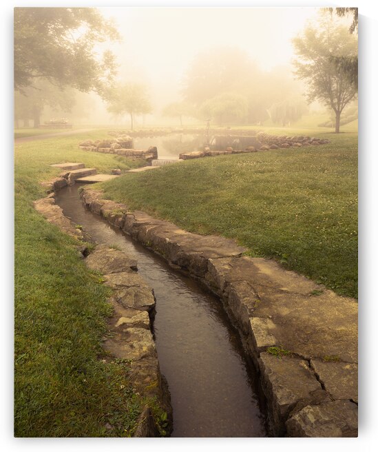 Rose Gardens Pond and Stream by Jason Fink