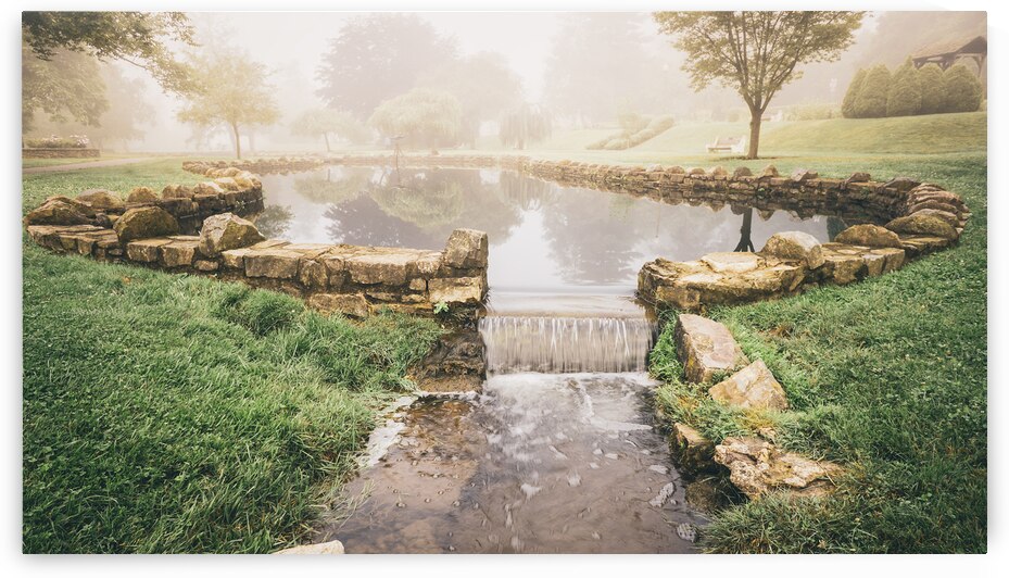 Rose Garden Pond by Jason Fink