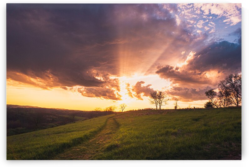 Spring Sunset on the Observation Trail by Jason Fink