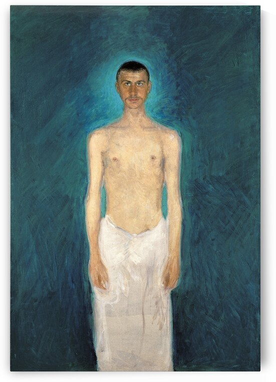 Semi Nude Self Portrait [1904–05] by Richard Gerstl [1883–1908] by MyCozyFineArt