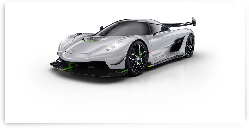 Koenigsegg Jesko Automotive Print by Conceptual Photography