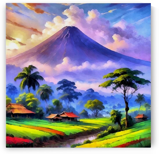 East Java landscape art6k2 by Touristart25