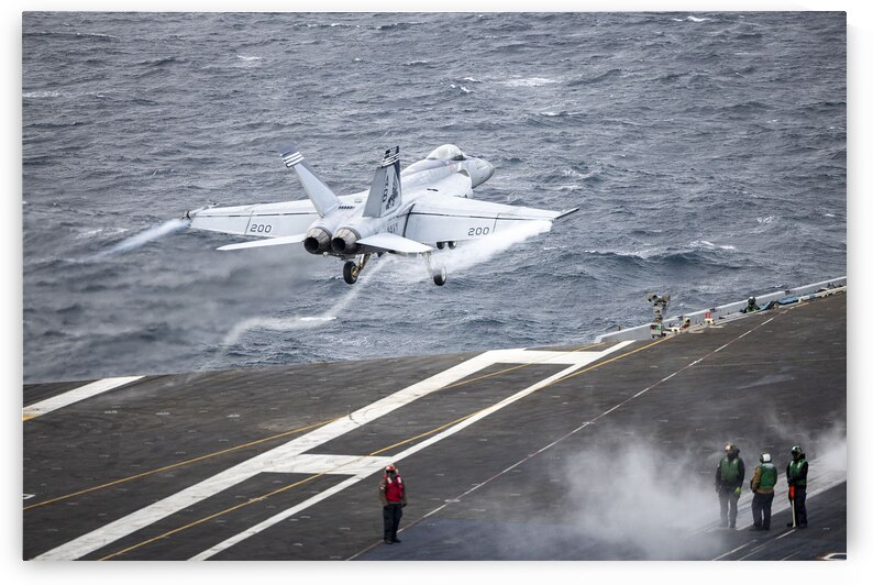 Aircraft Carrier Flight Operations by Conceptual Photography