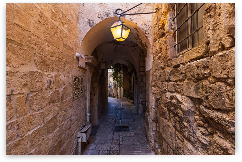 Israel Jerusalem Old City Jewish quarter by Elijah Lovkoff