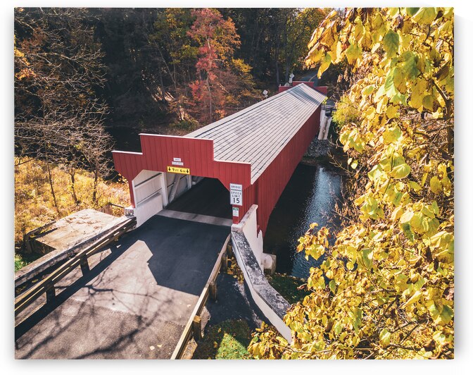 Geigers Covered Bridge Fall Views by Jason Fink