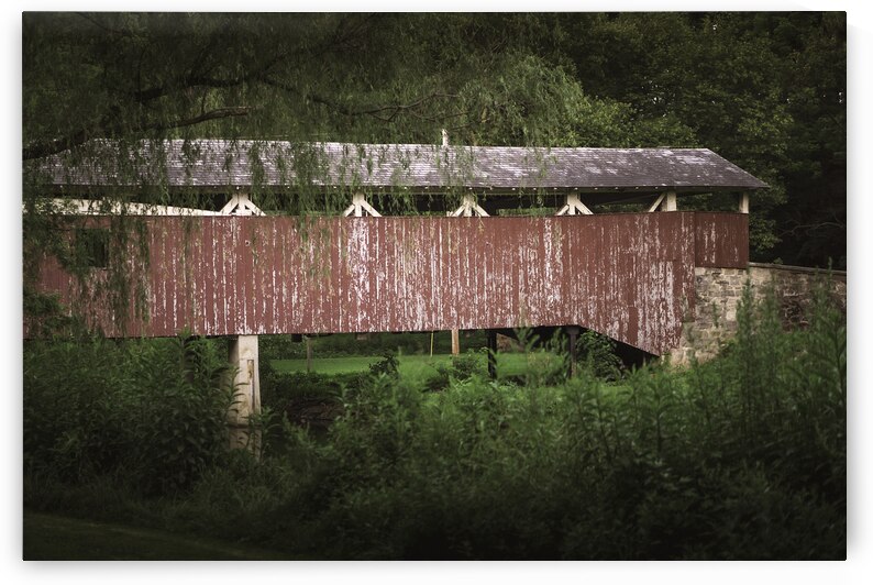 Bogert Covered Bridge From a Distance by Jason Fink