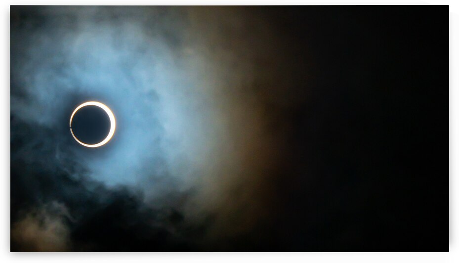 Celestial Circle of Protection – Ring of Fire Eclipse Over Easter Island by Mila Araujo