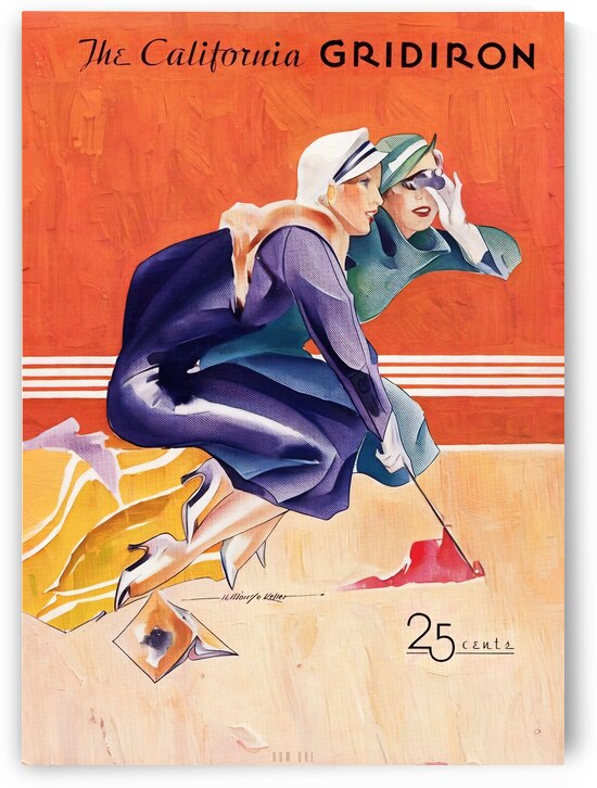 1933 Cal Bears vs. Washington Huskies by Row One Brand