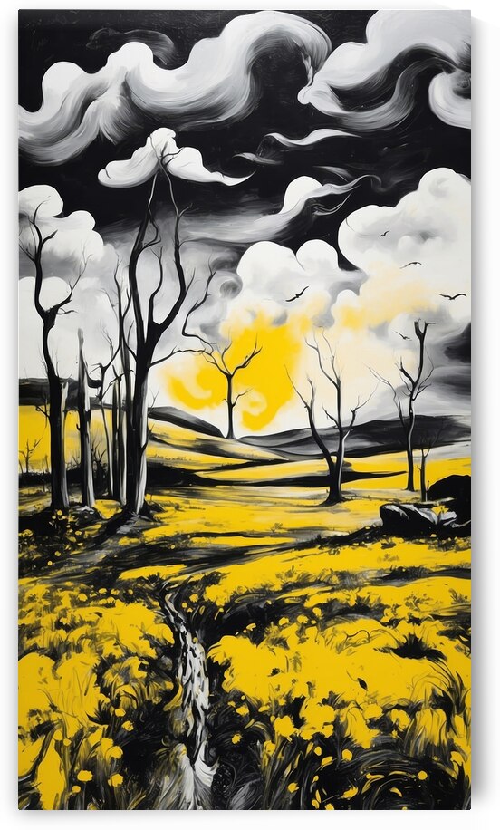 Echoes in Black and Yellow  3 by The Mabazza Foundation 