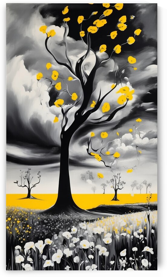 Echoes in Black and Yellow  5 by The Mabazza Foundation 