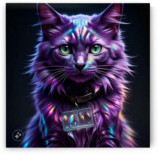 The purple cat by Luiz Carlos