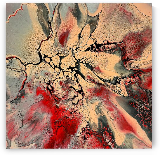 Scarlet Symphony by Palm Palette Art Collective