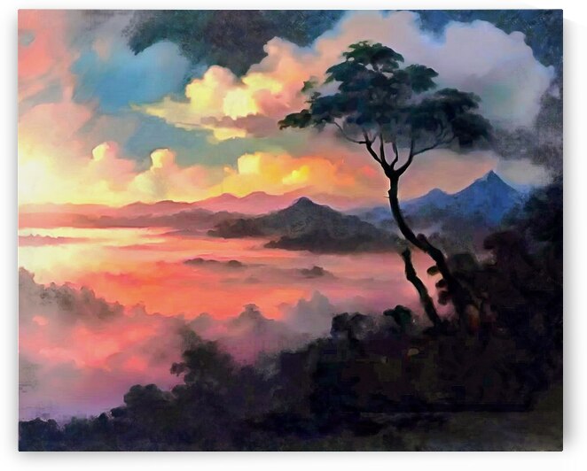 East Java landscape art16k1 by Touristart25