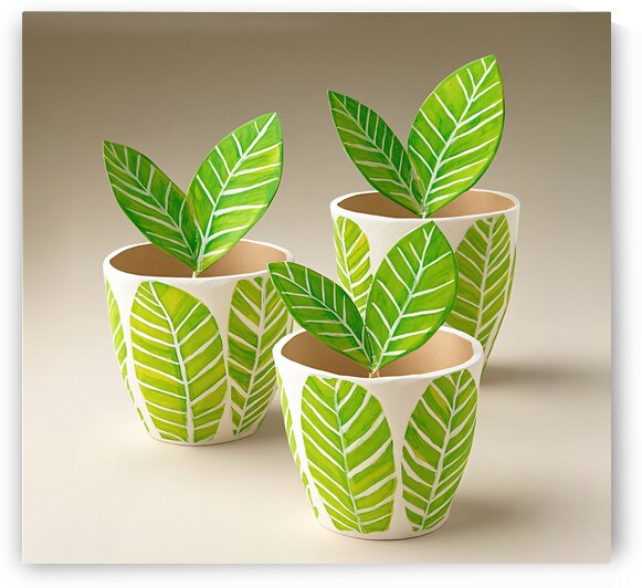 Paper Pot Plants by Travelling Light