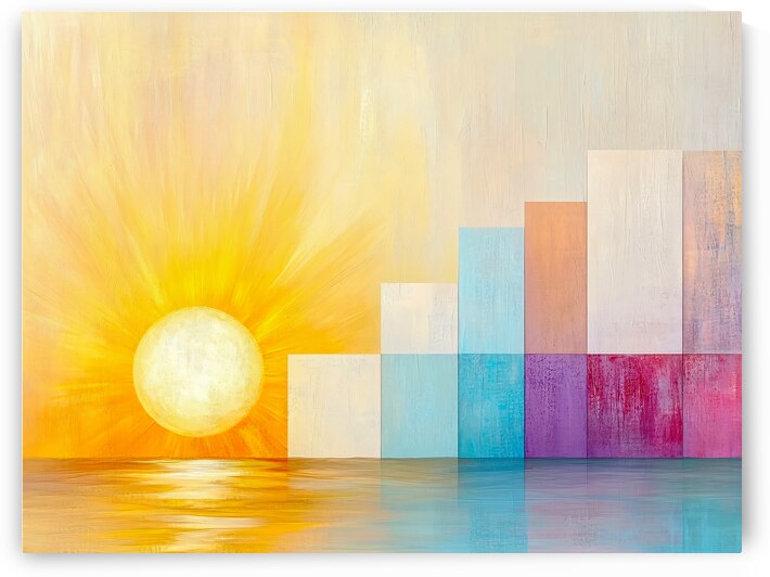 Geometric Sunrise by Travelling Light