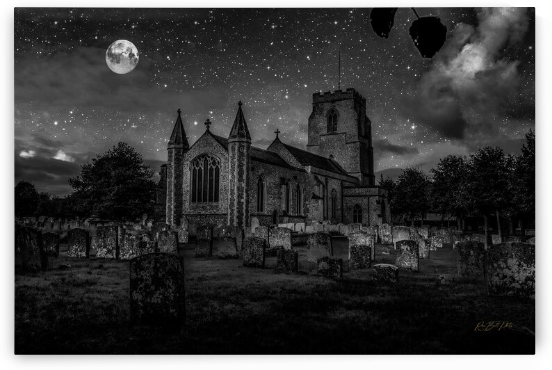 Brandon Church at night by RawBeltPhotos