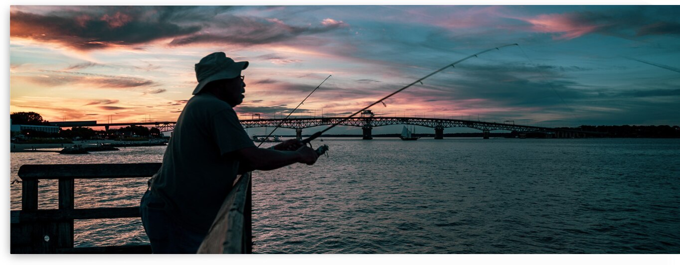 Yorktown Fishing by RawBeltPhotos