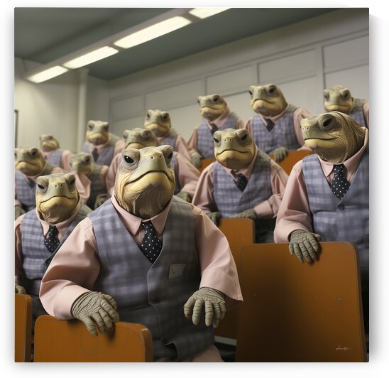 DM- Turtles in the Class 001 by Mantegh Studio