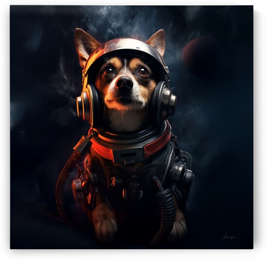 DM- The Astronaut Dog by Mantegh Studio
