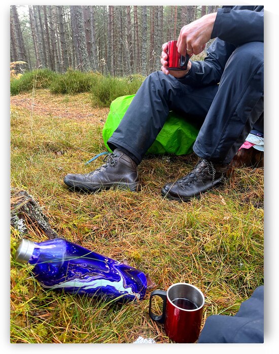 Scenes from the Trail - Time for a Brew  by Catriona Roberts Nature Photography and Designs