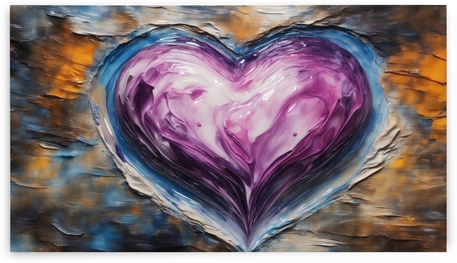 Impasto Heart 1 by The Mabazza Foundation 