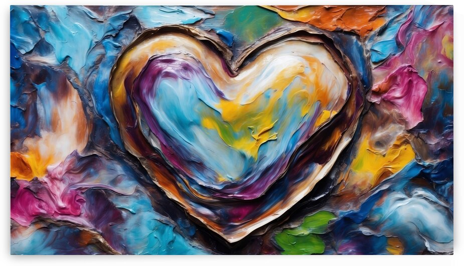 Impasto Heart 2 by The Mabazza Foundation 