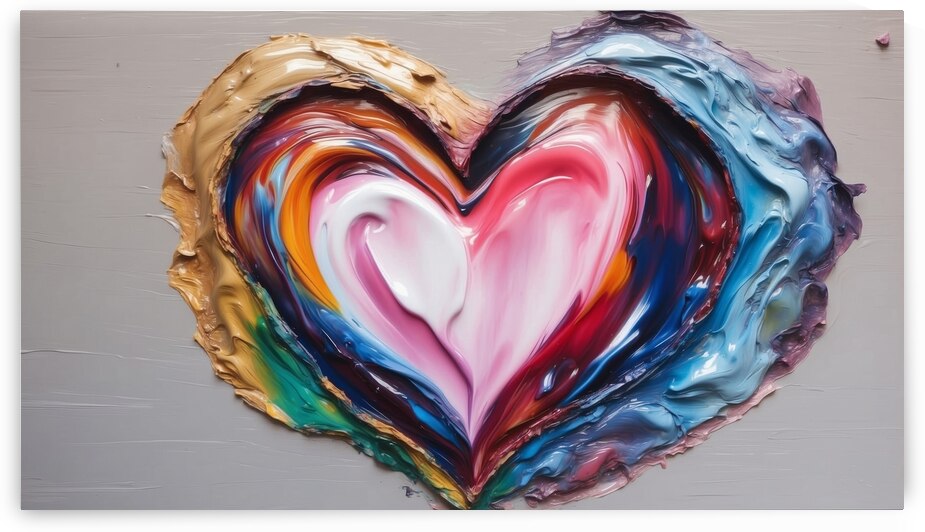 Impasto Heart 5 by The Mabazza Foundation 