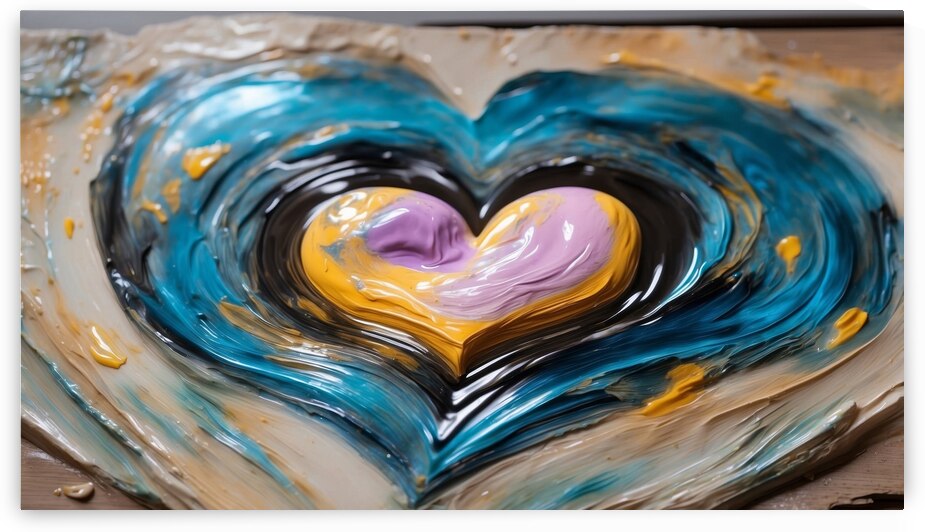 Impasto Heart 7 by The Mabazza Foundation 