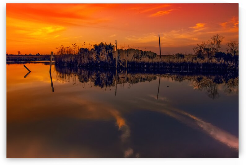 Lake Pontchartrain Bayou Bonfouca Sunset 1 by Norma Brandsberg Photography