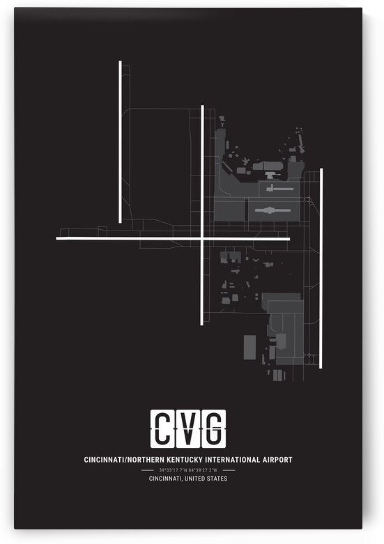Cincinnati Northern Kentucky International Airpor by Conceptual Photography