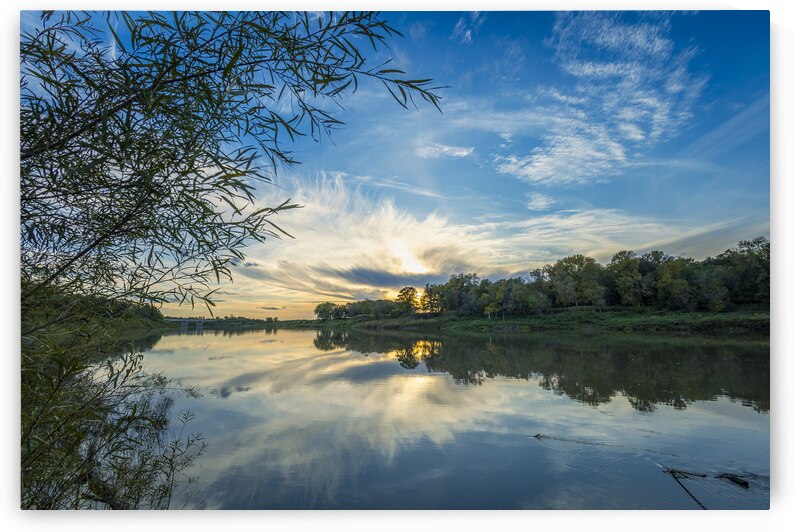 Red River at Sunset by Marc Gilbert Photography