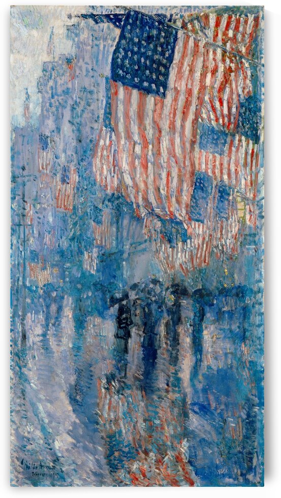 Childe Hassam - The Avenue in the Rain 1917 by Wirla