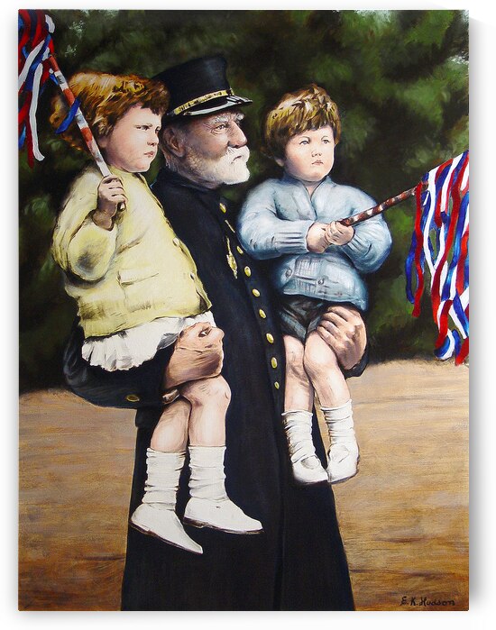 The Raising of Father’s Flag 1931 by Edward K Hudson